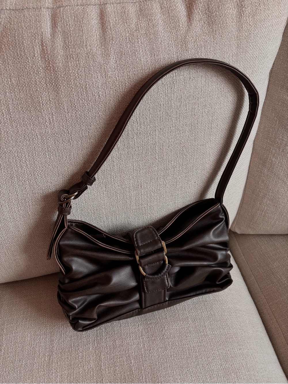 Brown Zara shoulder bag